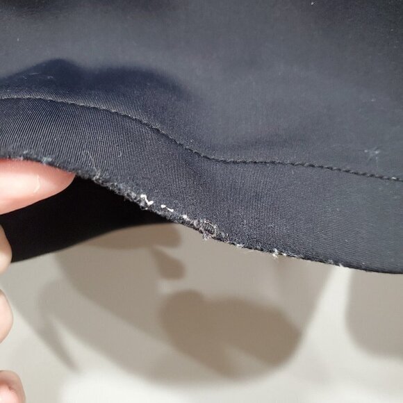 Athleta Snow Cruiser Pants Soft Shell Fleece Lined Black Snowboad Sz 10 FLAW - Picture 14 of 16